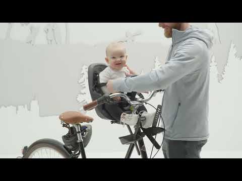 THULE Yepp 2 Mini Fahrradkindersitz Frontmontage Majolica Blue